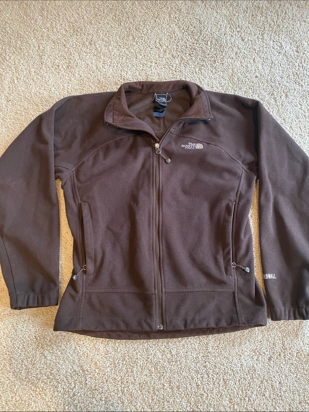 The North Face Women's Brown Full-Zip Fleece Jacket